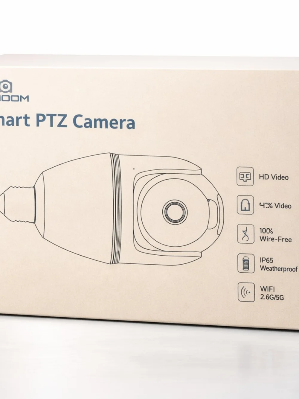 Smart PTZ Camera - Cream Finish